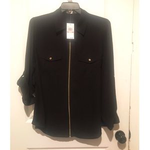 Sold: NWT Micheal Kors- trendy blouse